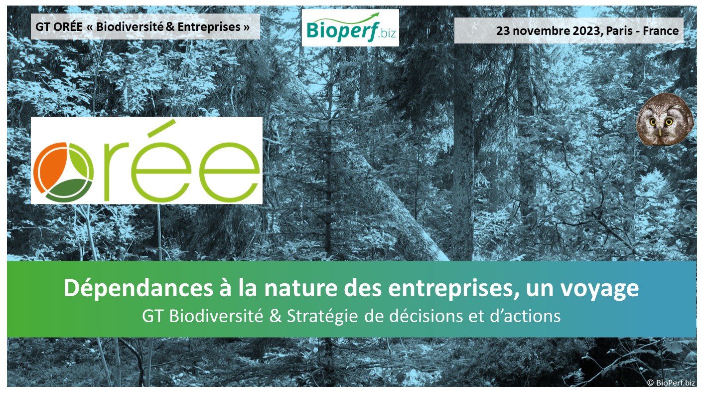 Webinars series on biodiversity/nature approaches for companies