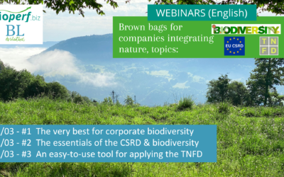 Webinars on corporate nature, CSRD and TNFD – with BL évolution