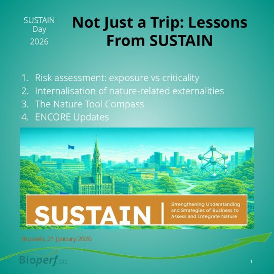 Mainstreaming nature in business: Key insights and tools from the SUSTAIN close up day