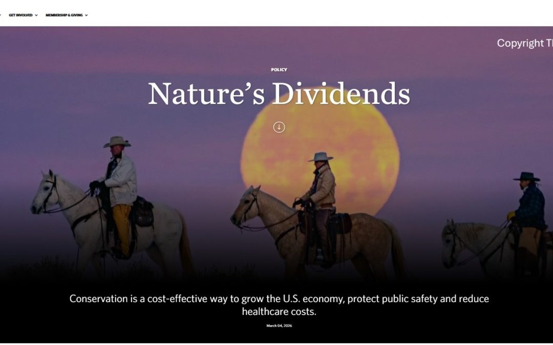 🌍 Nature is not a “nice to have”. It is core economic infrastructure — and a material business issue.